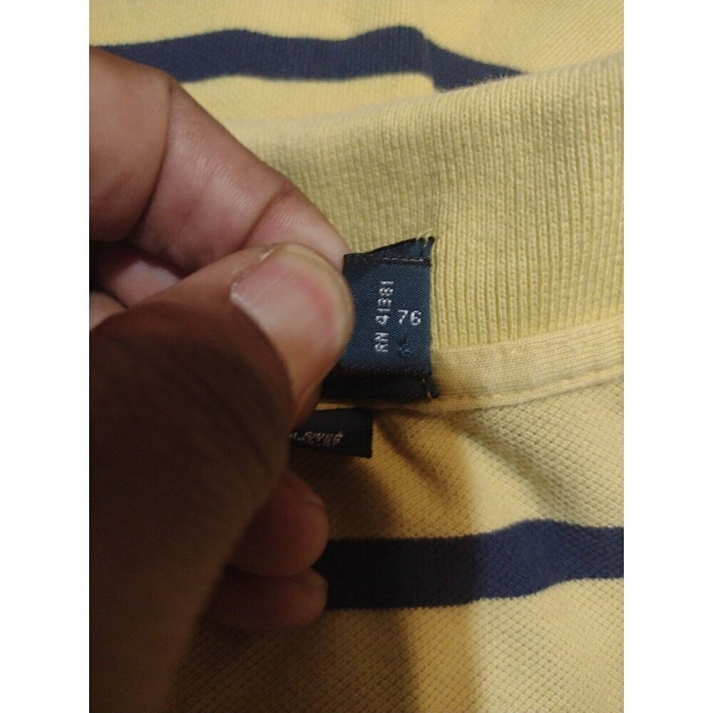 Polo Ralph Lauren Polo Shirt Mens 2XB Yellow and Blue Striped Big 2X Polo - Picture 11 of 13